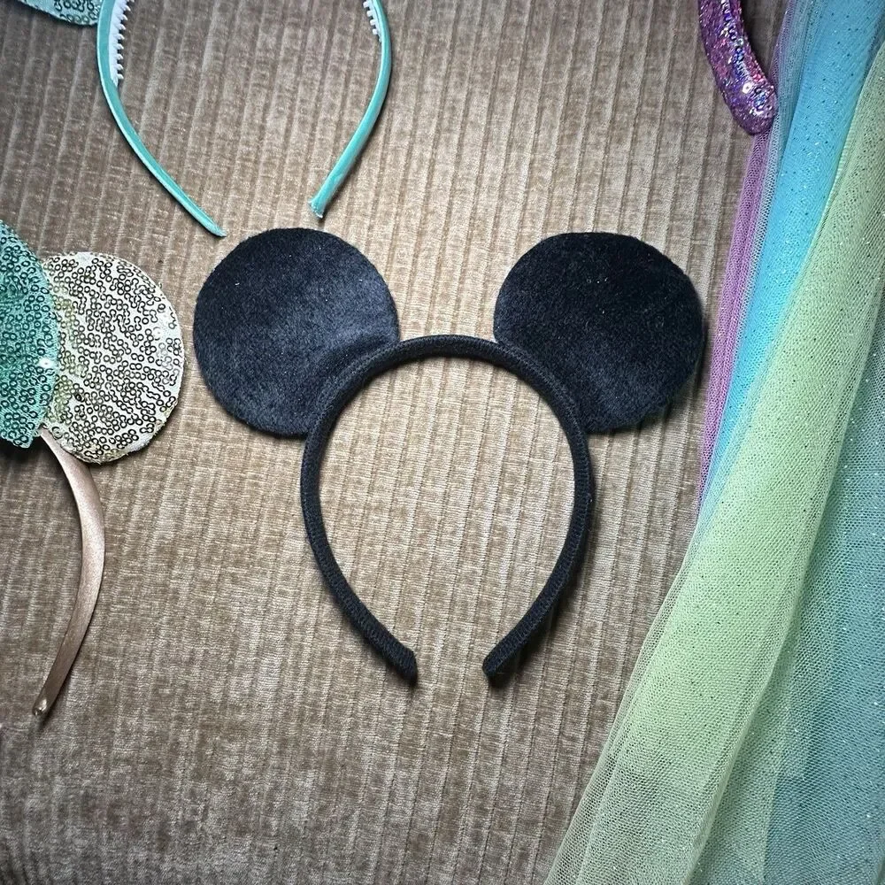 Disney Mouse Ears Headband Bundle Lot of 6 Unicorn Yoda Crown Pink Purple EUC